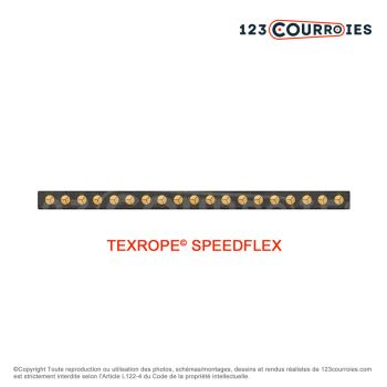 Le modèle de Courroie plate sans fin Speedflex T2-500-65-TEXROPE - T2-500-65-TEXROPE